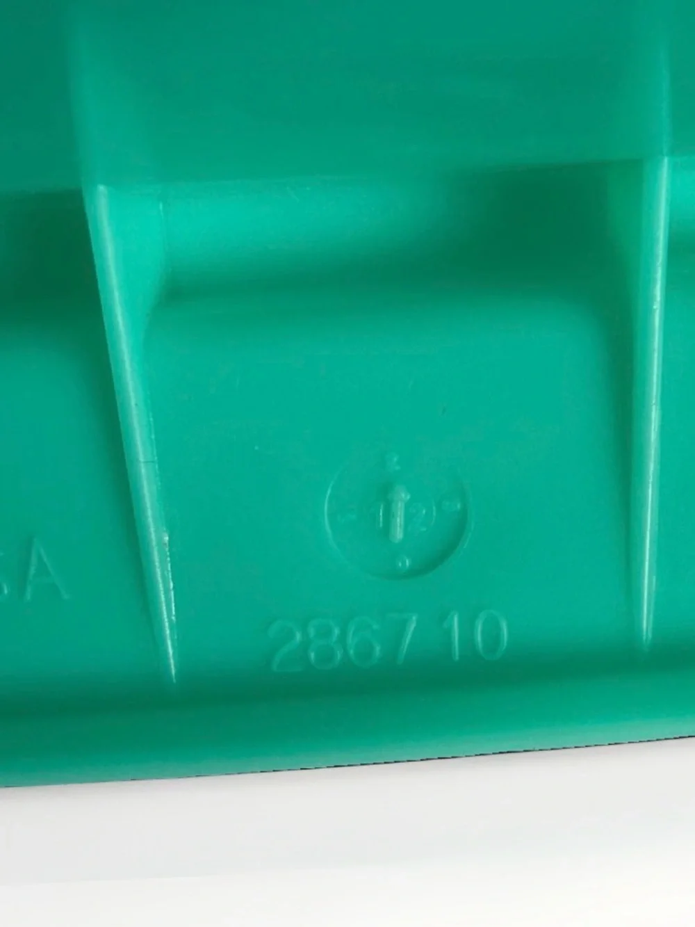 Vintage Rubbermaid Teal Ice Cube Trays Set of 2 Easy Release #2867 Made in USA